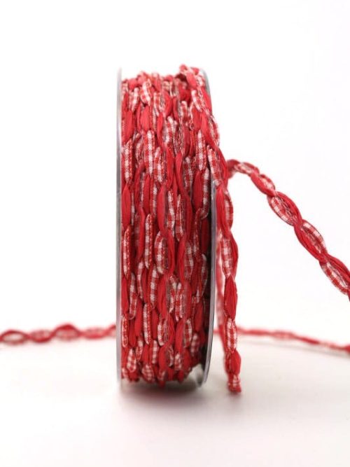 Band combination red-red-checked, 7 mm