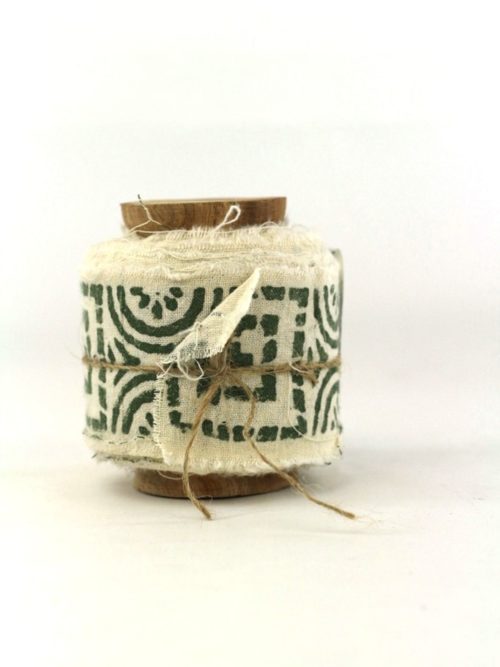 Cotton ribbon sun star, 55 mm wide