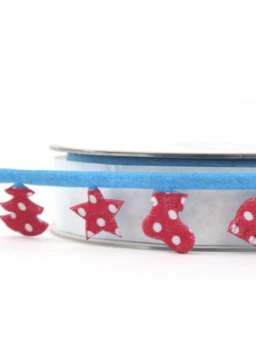 decorative garland blue-red, 25 mm