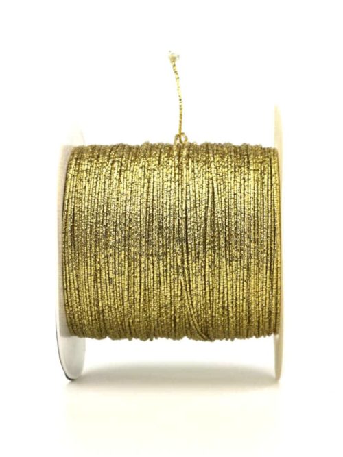 Wire gimp, gold, 1 mm thick