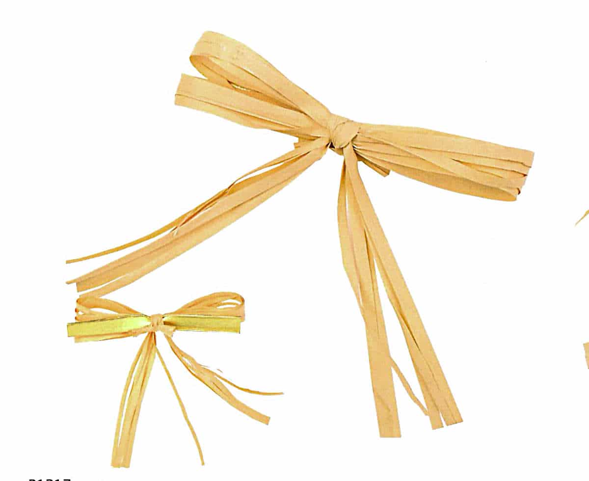 Finished loop in bast optic, with wire clip