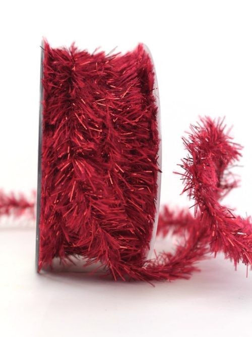 fringe cord red, 20 mm