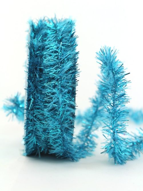 fringe cord turquoise, 20 mm