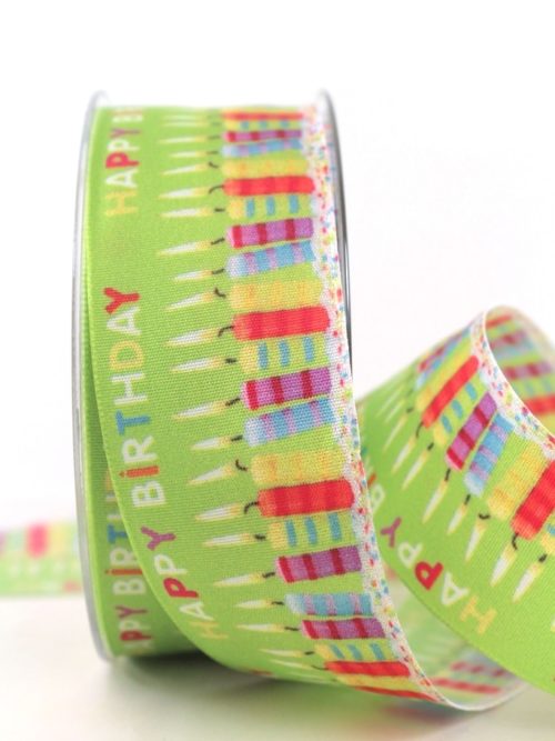 Wrapping ribbon birthday candles, 40 mm