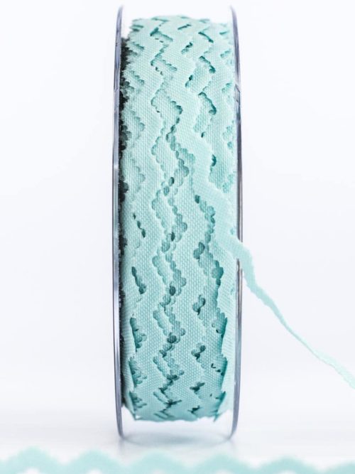 Pointed braid "Extra", light blue, 10 mm wide