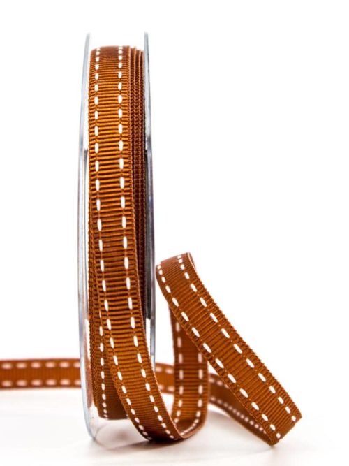 Stabbing tape, cognac, 10 mm wide