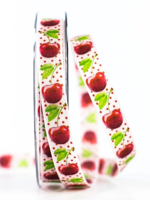 Ribbon cherries, 15 mm wide