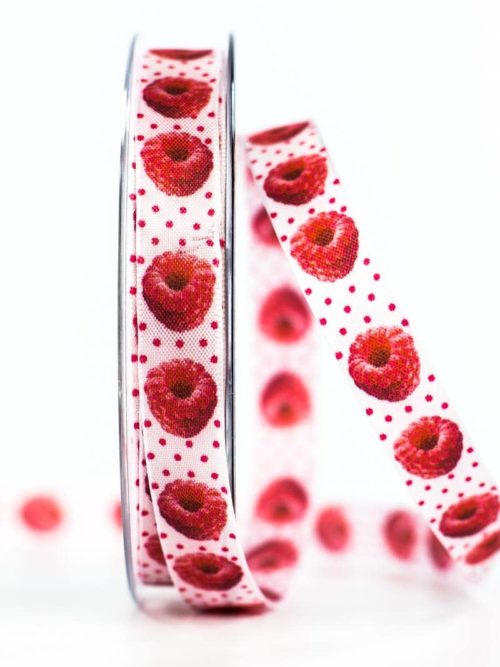 Ribbon raspberries, 15 mm wide