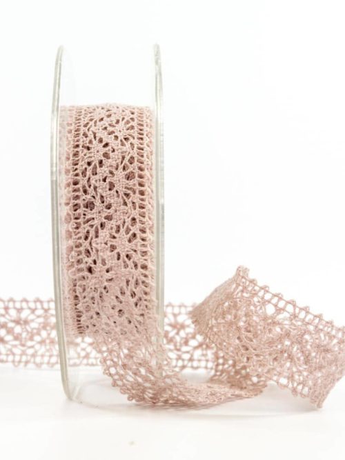 Crochet lace, lilac, 25 mm wide