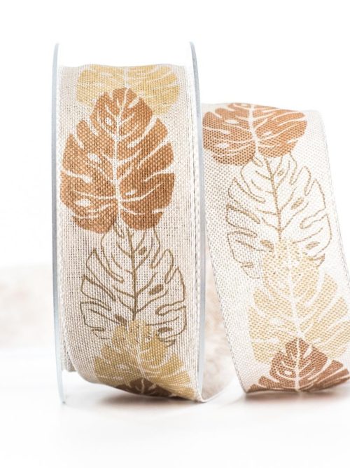 Iridescent ribbon blades, brown, 40 mm wide