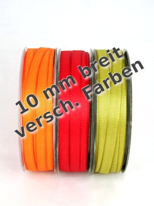 Taffeta ribbon 10 mm wide