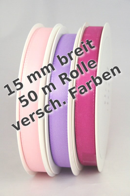 Taffeta ribbon 15 mm wide