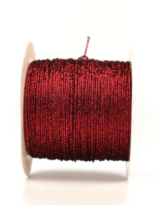 Wire gimp, red, 1 mm thick