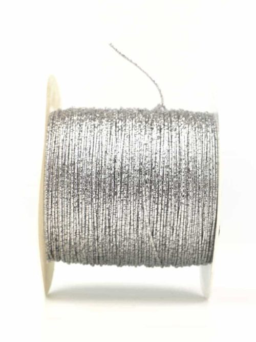 Wire gimp, silver, 1 mm thick