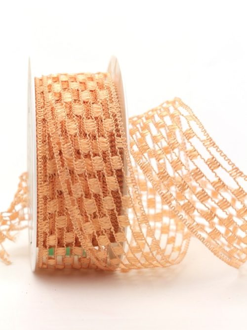 Grid band salmon, 40 mm wide