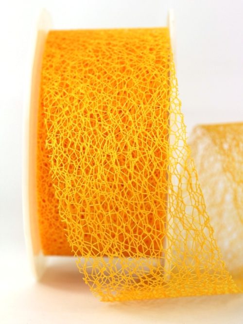 Yolk yellow mesh band, 65 mm wide