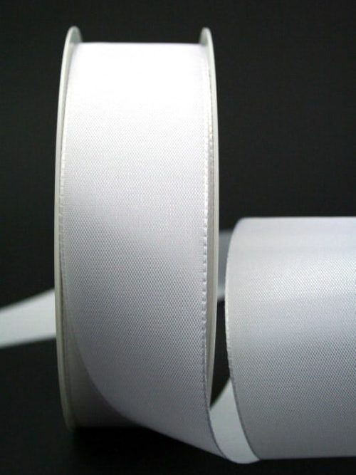 Ribbon white, 40 mm wide