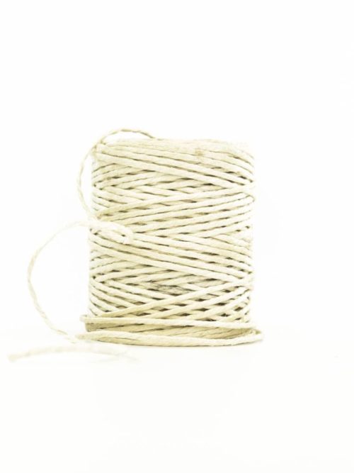 Jute cord, cream-white, 3 mm thick