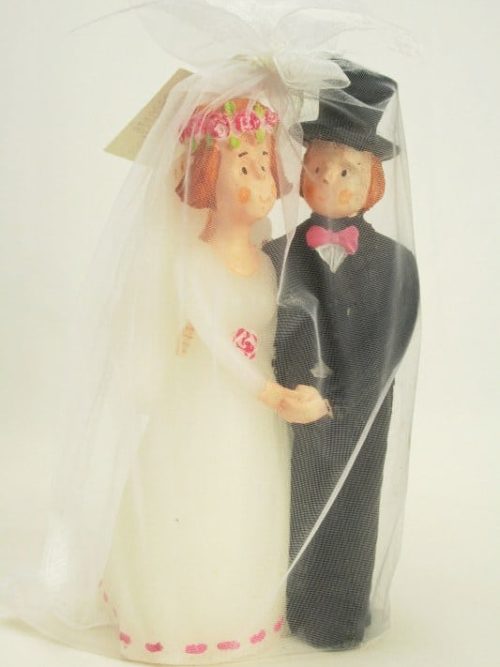 Motive candle bridal couple