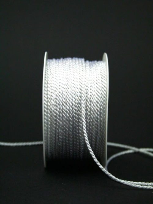 decorative cord white, 2 mm