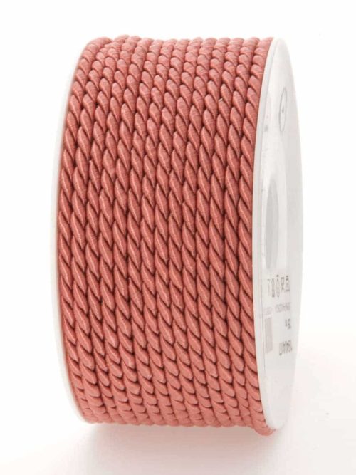 Cord, old pink, 4 mm thick