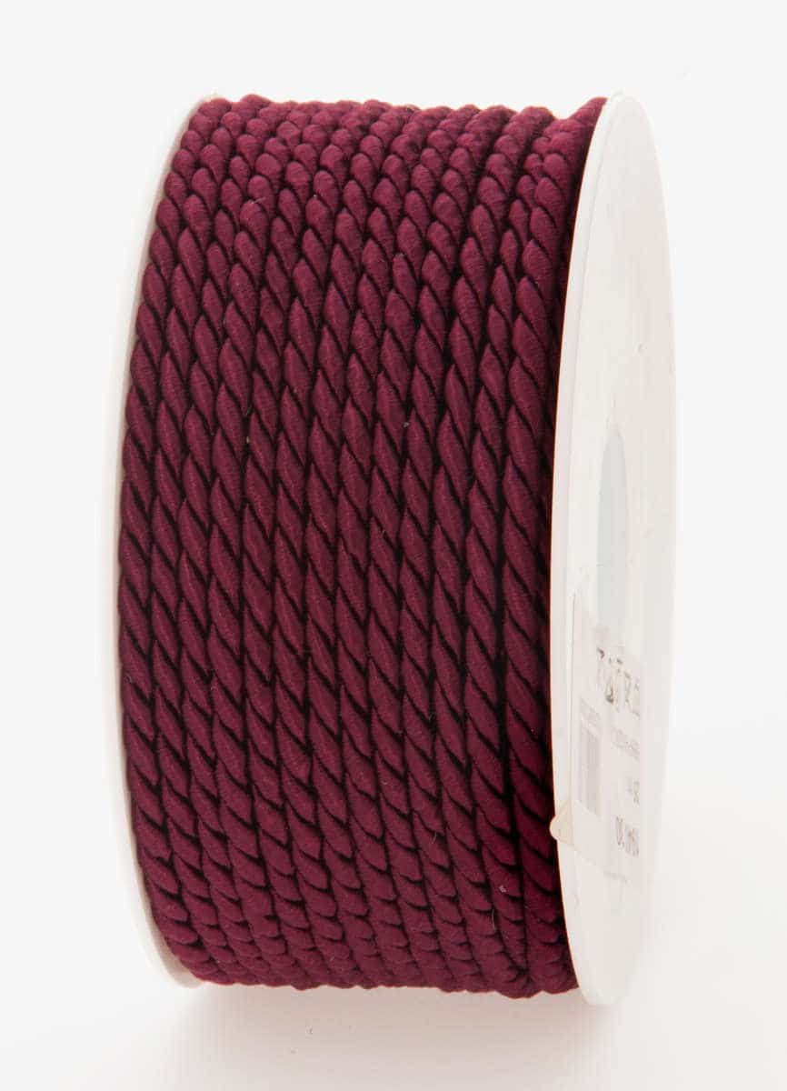 cord, aubergine, 4 mm thick