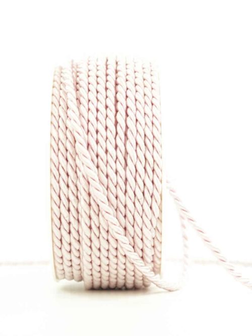 Cord, light pink, 4 mm thick