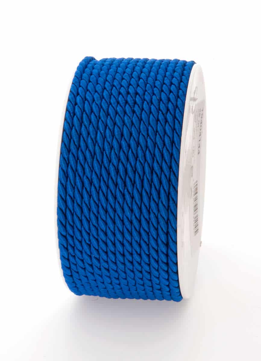 Cord, royal blue, 6 mm thick