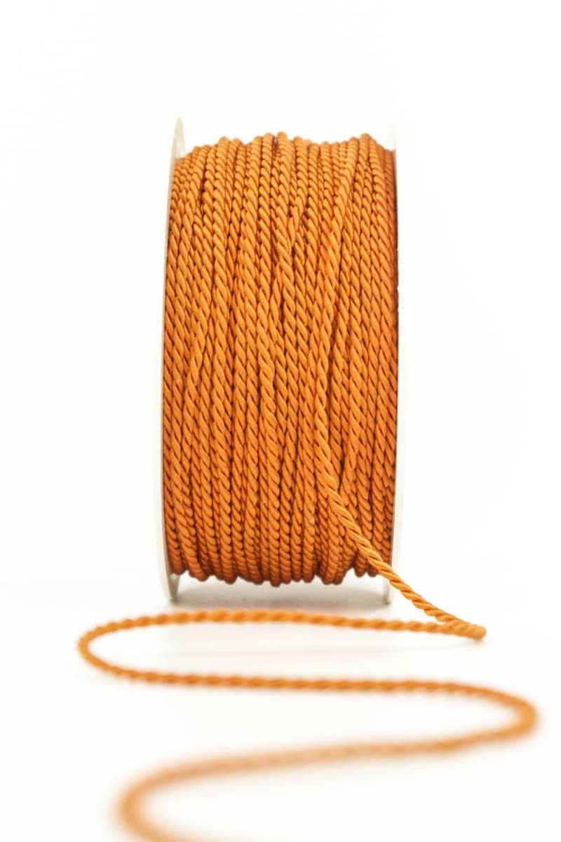 Cord, orange, 2 mm thick
