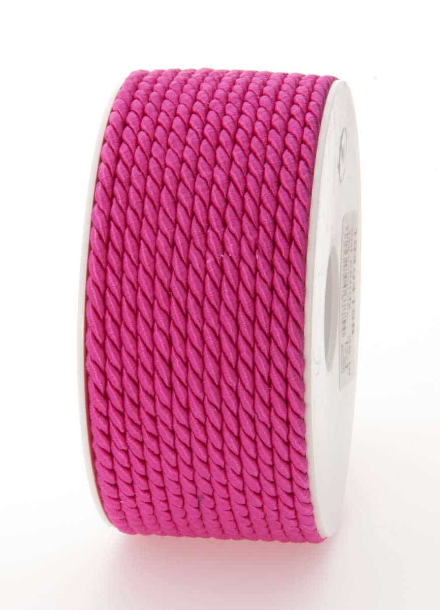 Cord, pink, 6 mm thick