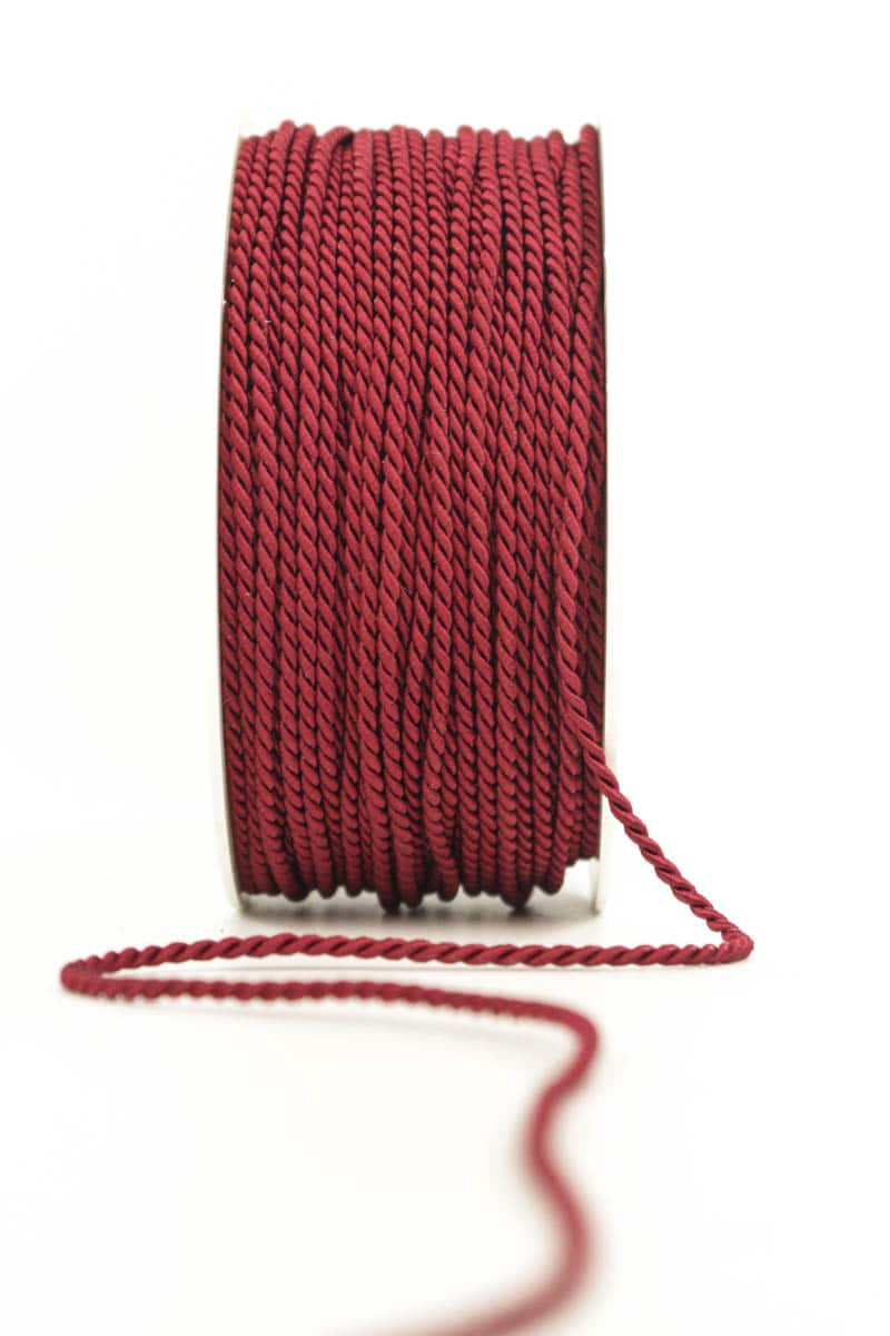 cord, bordeaux, 2 mm thick