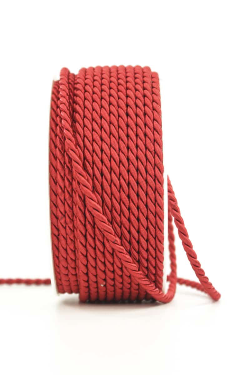 cord, bordeaux, 6 mm thick