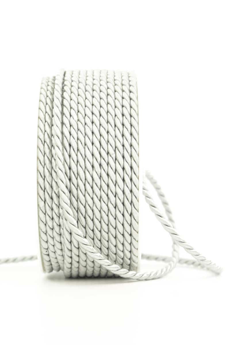 cord, silver grey, 4 mm thick