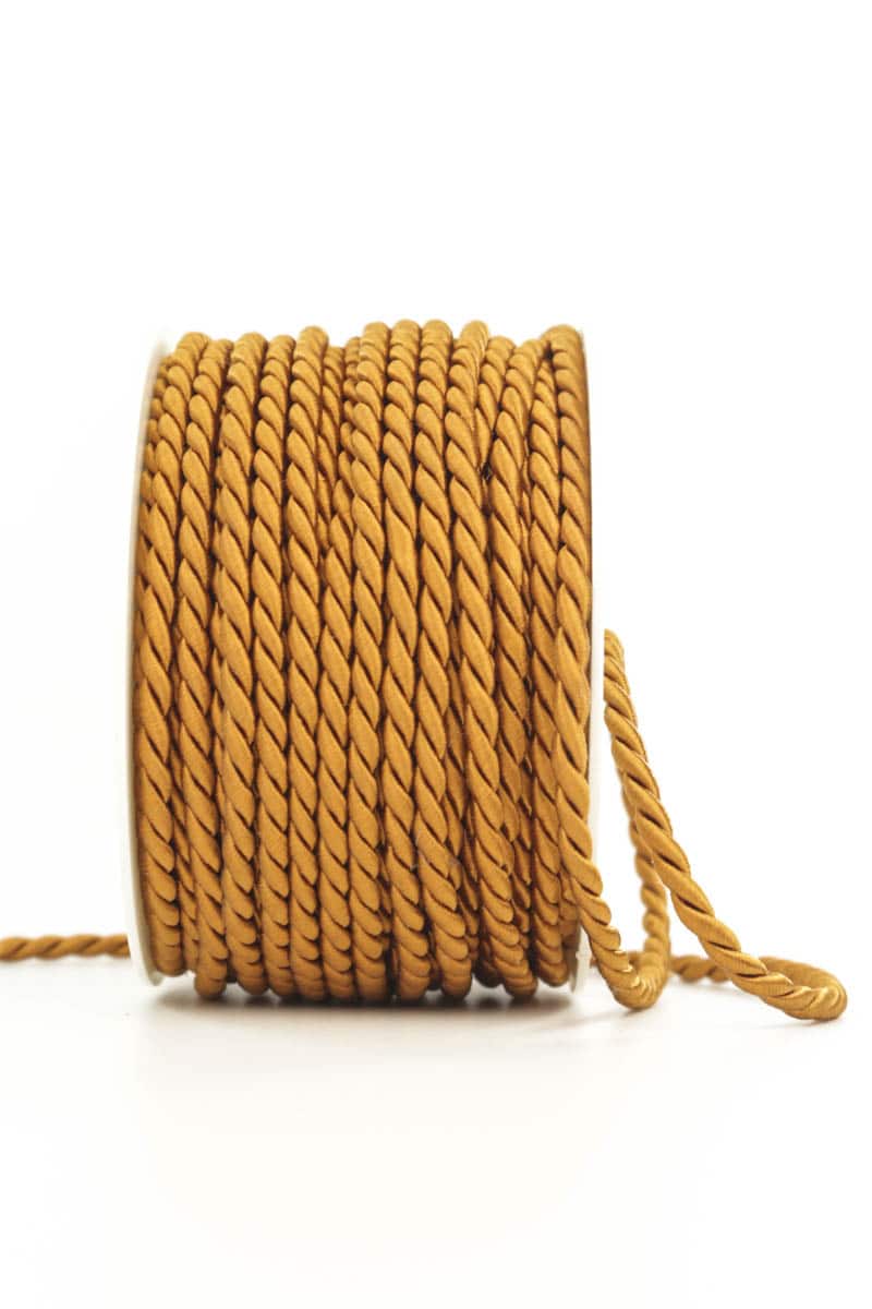 cord, dark orange, 6 mm thick