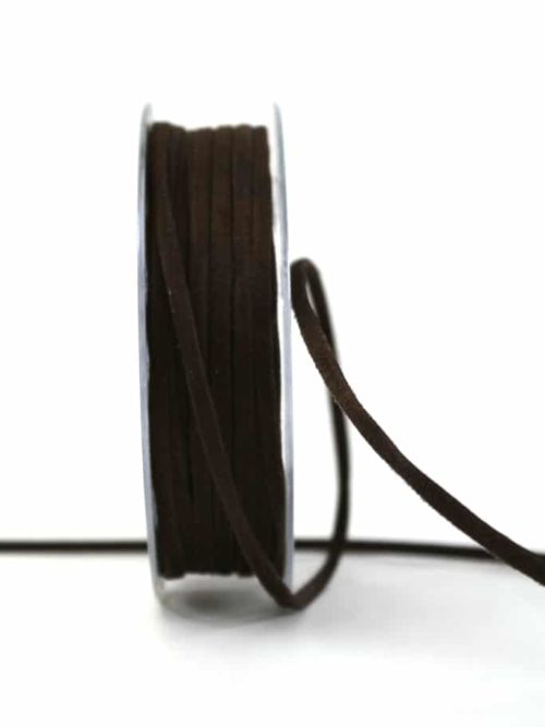 brown imitation leather strap, 5mm wide
