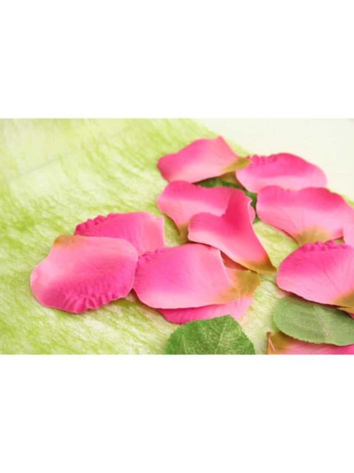 Artificial rose petals, dark pink