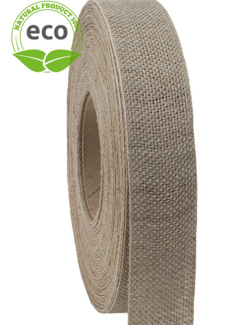 Nature Basic cloth binding, cream, 25 mm wide, ECO