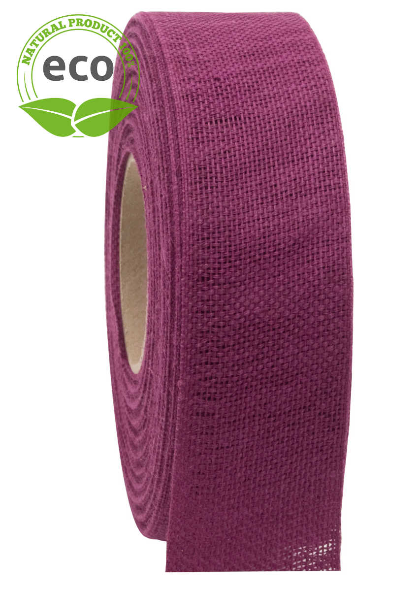 Nature Basic cloth binding, purple, 40 mm wide, ECO