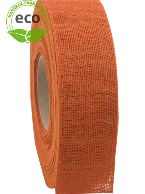 Nature Basic cloth binding, orange, 40 mm wide, ECO