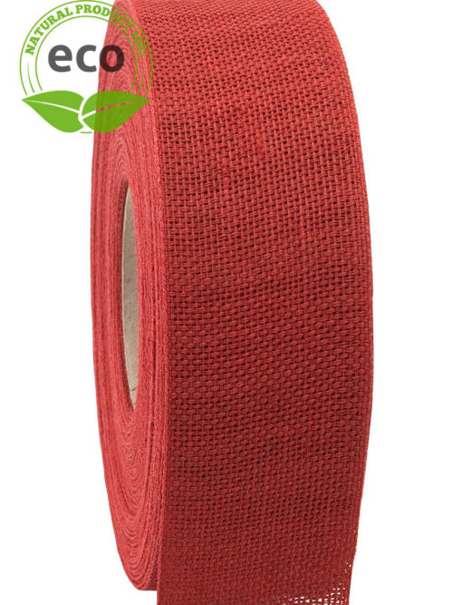 Nature Basic cloth binding, red, 40 mm wide, ECO