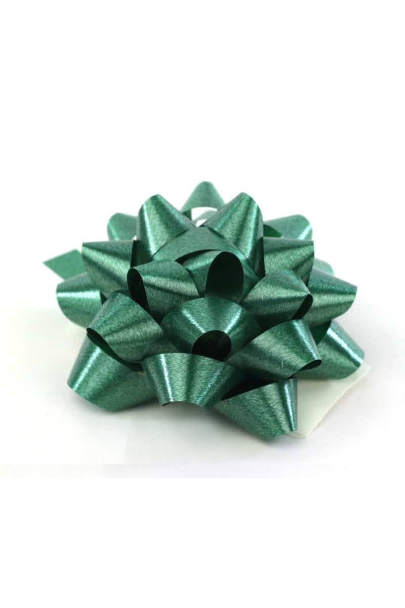 Polyband rosette, dark green, 60 mm large, 25 pieces