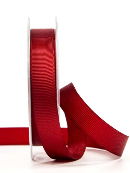 ribbon, bordeaux, 15 mm wide