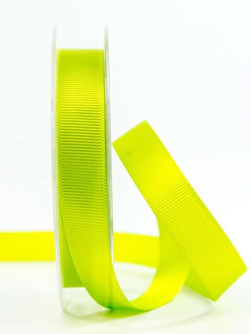 Ribbon, apple green, 15 mm wide