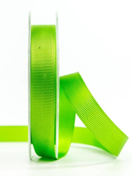 ribbon, grass green, 15 mm wide
