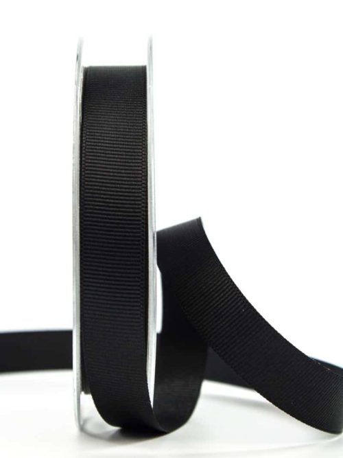 ribbon, black, 15 mm wide