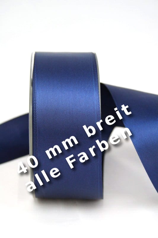 Satin ribbon 40 mm wide
