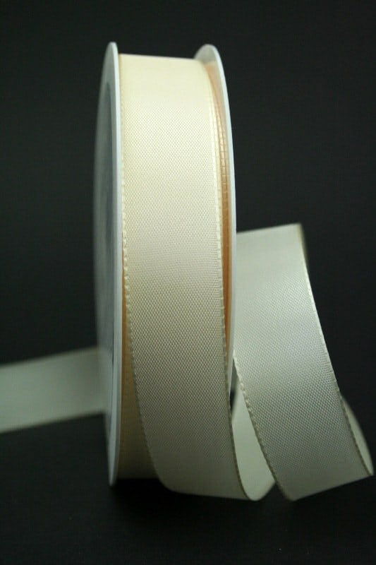 Ribbon cream, 25 mm wide