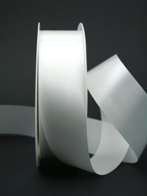 Weatherproof ribbon white, 40 mm