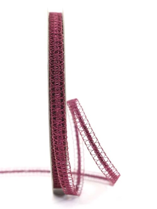 Narrow decolite, bordeaux metallic, 10 mm