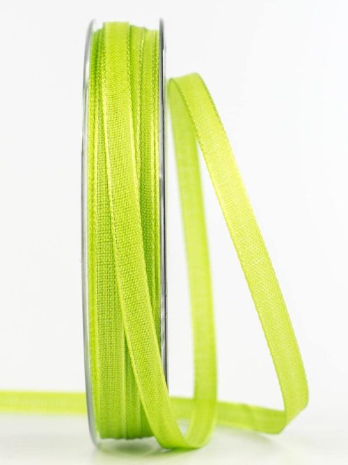 Taffeta ribbon, light green, 6 mm wide